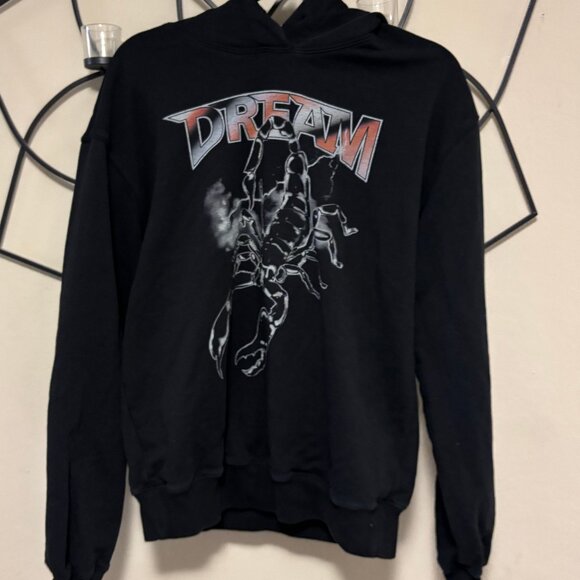 MSGM Milan Black Scorpion Logo Cotton Sweatshirt Hoodie  XS - Picture 3 of 10